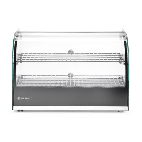 Opzet warmhoudvitrine tweelaags