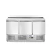 Saladette met 3 deuren 380L