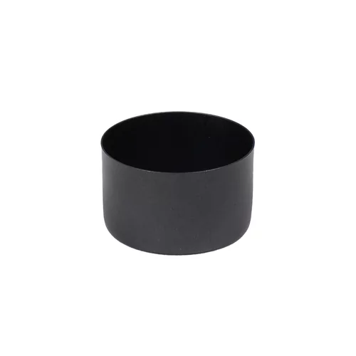 Bowl SS black 9x5,25cm