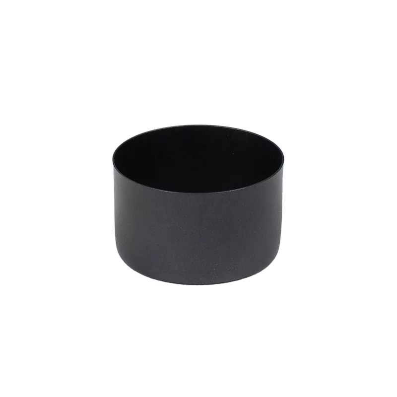 Bowl SS black 9x5,25cm