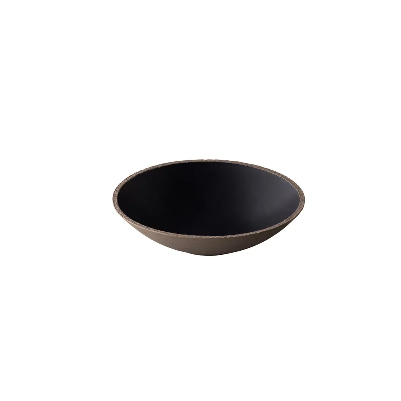 Concrete bowl black 24,5 cm