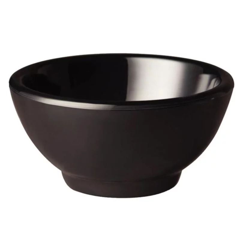 Melamine kommetje zwart D89xH45mm 130ml