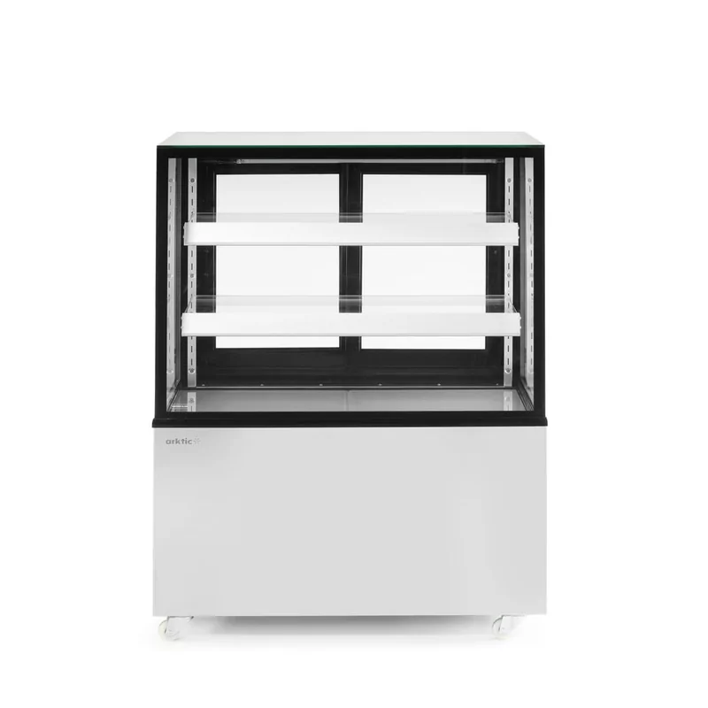 Refrigerated display cabinets with 2 shelves