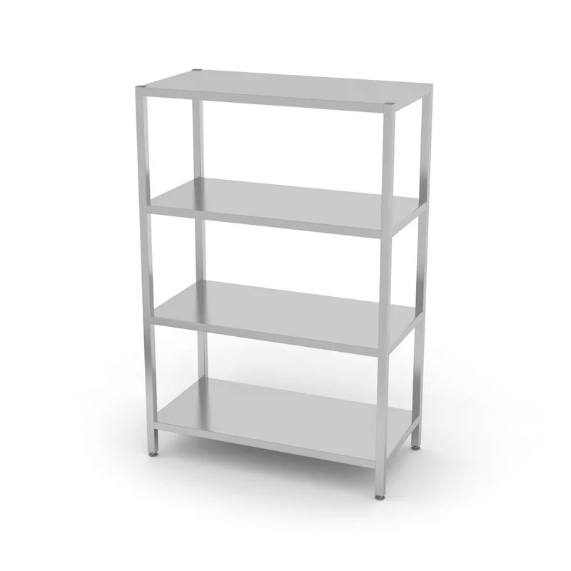 Storage rack with 4 full shelves – bolted
