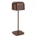 Lampe de table avec abat-jour carrÃ© Olympia Lucca marron 300mm