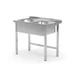 Table avec 2 éviers – soudée