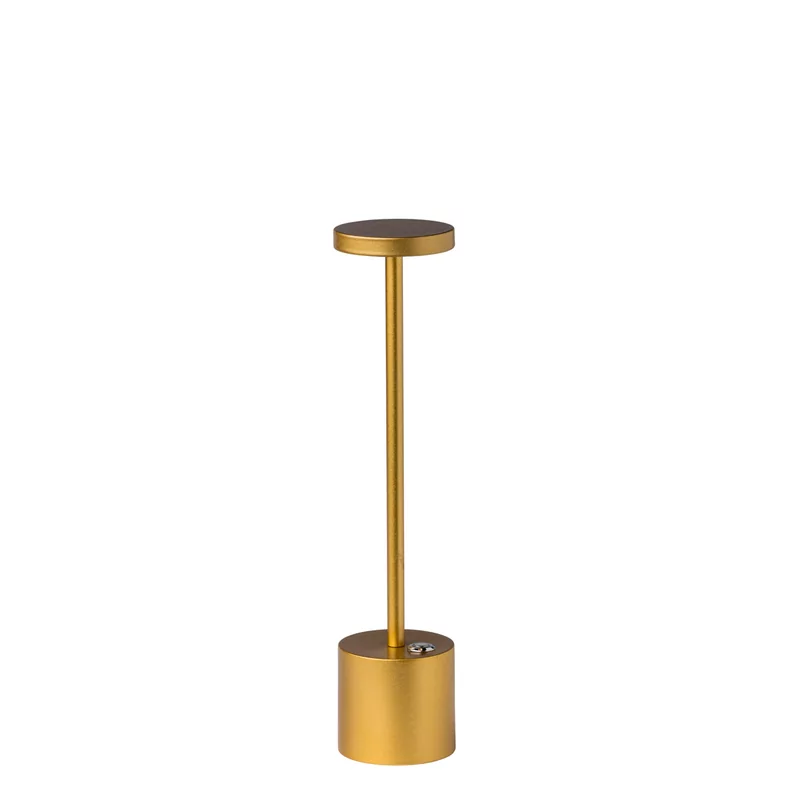 Delft table lamp gold