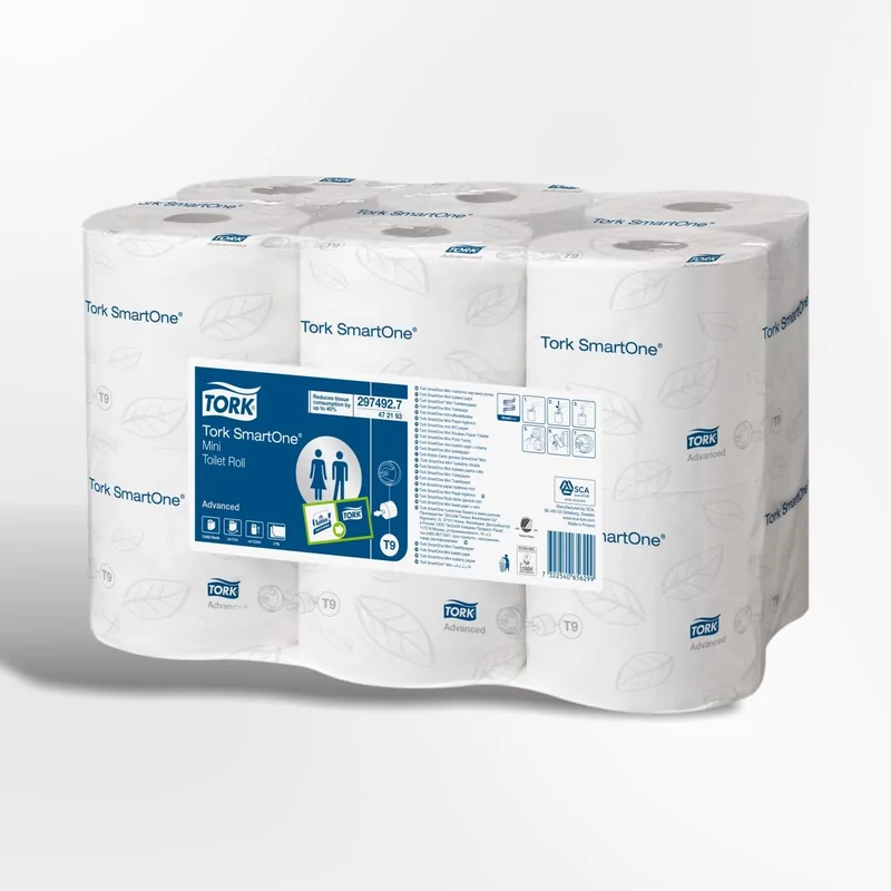Toilet paper smartone mini Tork 2ply 111m 12 rolls
