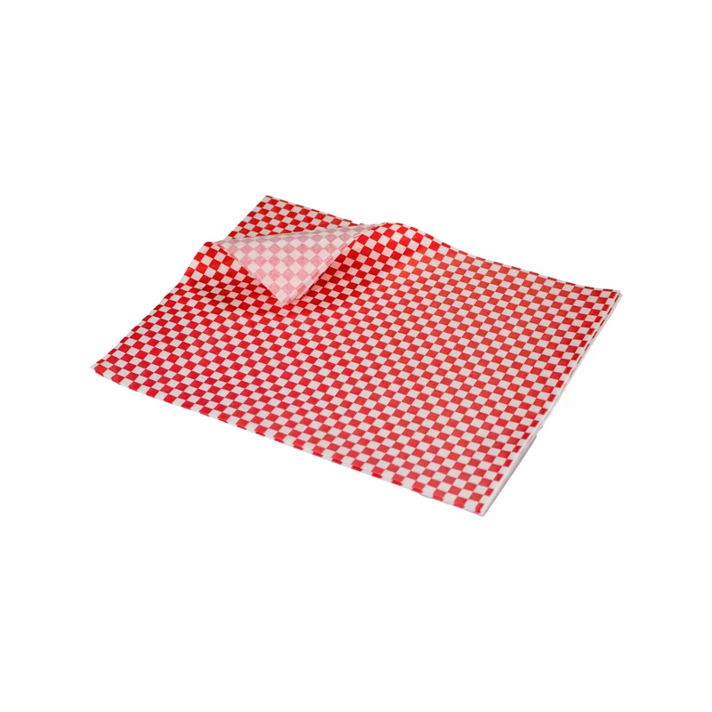 Vetvrij papier wit/rood blok 25x20 cm 500-pak