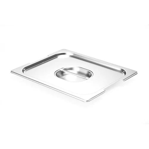 Lid for GN containers with handle recess