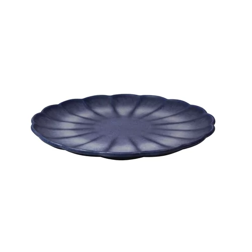Flower plate blue 28 cm