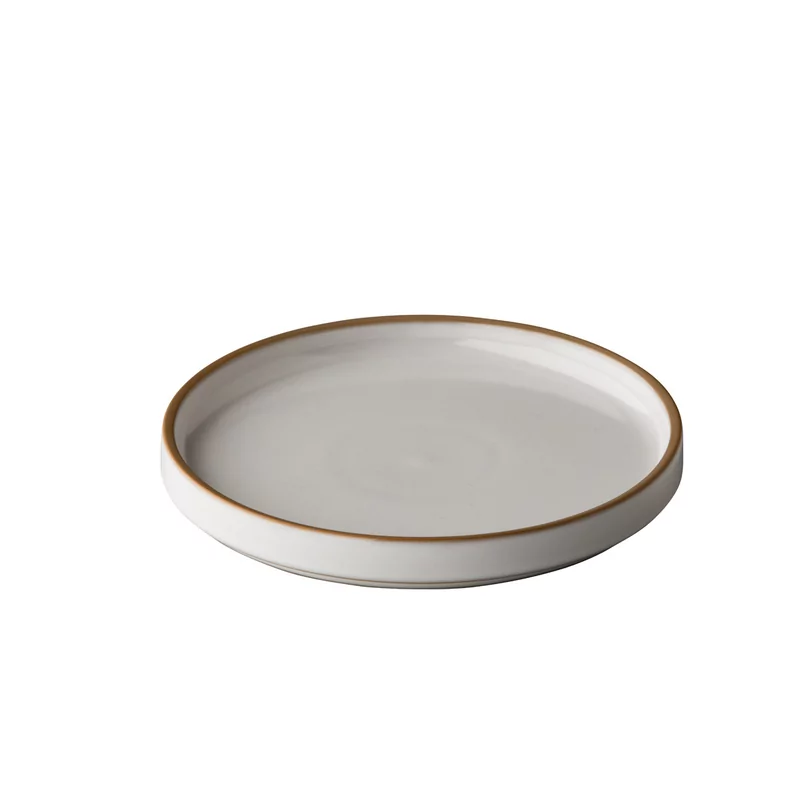 Japan  bord laag wit 23 cm