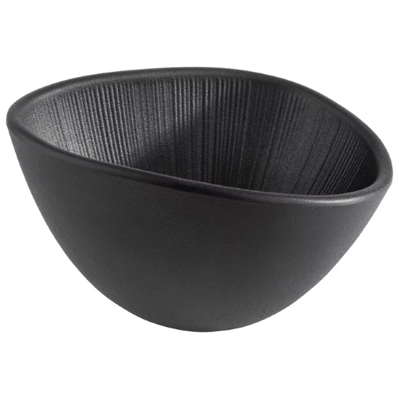 Melamine Nero bowl zwart D145xH80mm 300ml