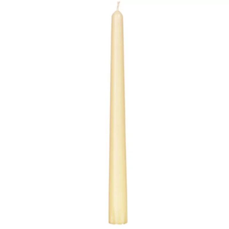 Bougie gotique cream Duni 250x22 2x50p