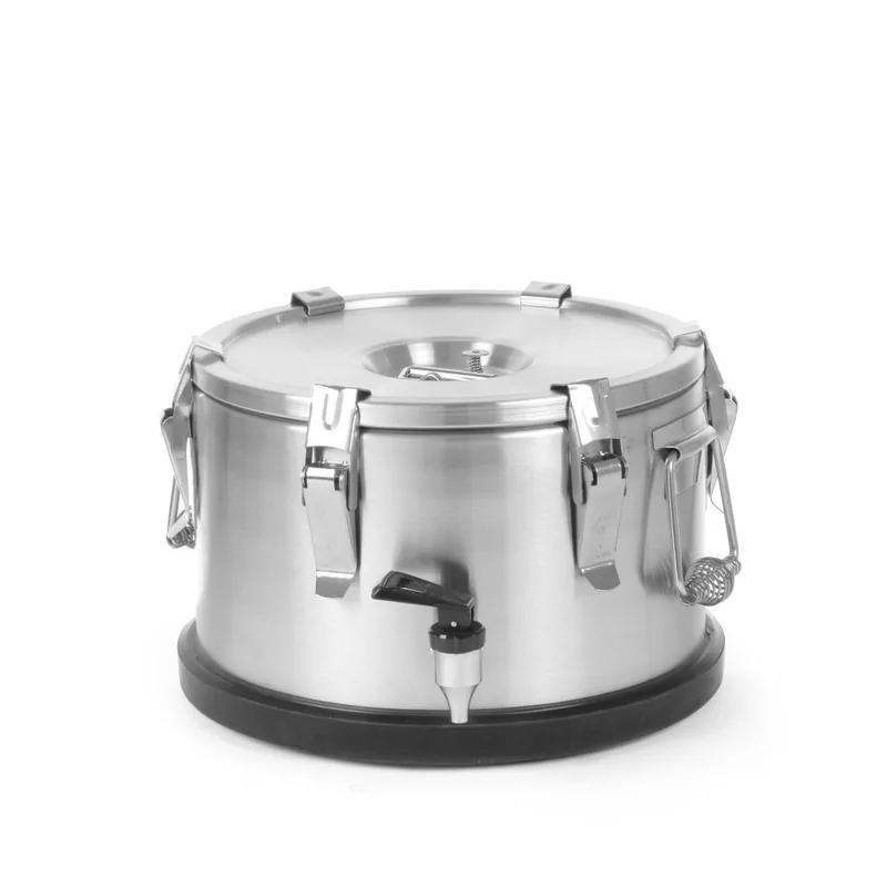 Insulated portable container – with a tap