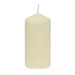 Bougies hautes cylindriques ivoire Bolsius 120mm (lot de 12)