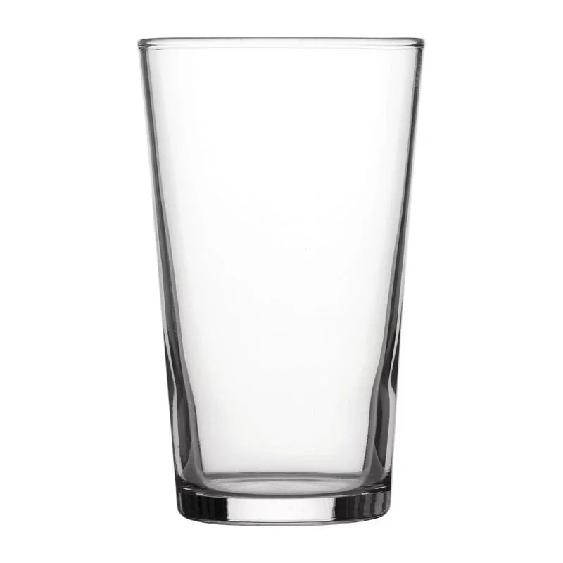 Utopia Geharde Conische Bierglazen 280ml Ce-Gemarkeerd (48 Stuks)