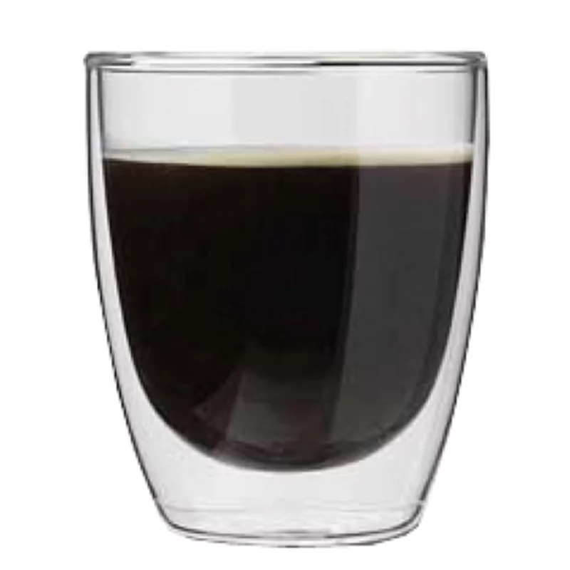 Espresso dubbelwandig glas D60xH70mm 80ml