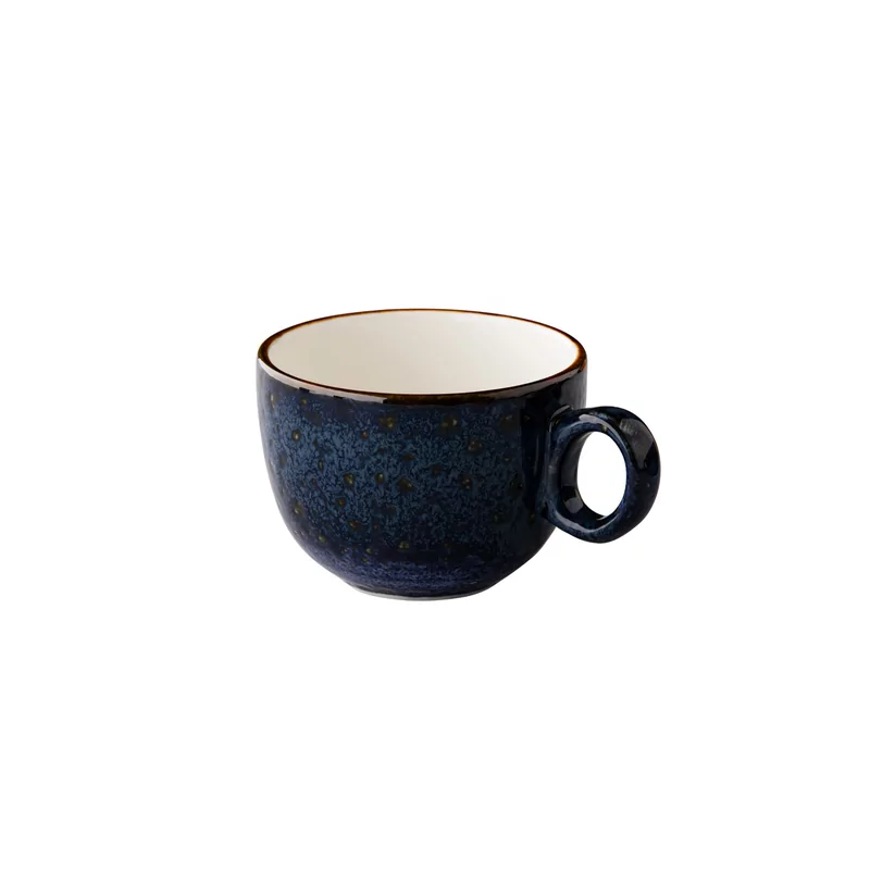 Jersey latte coffee cup stackable blue350 ml