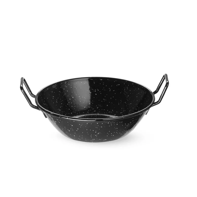 Enamelled paella bowls