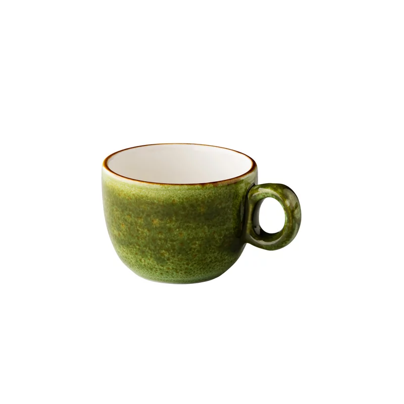 Jersey coffee cup stackable green 160 ml