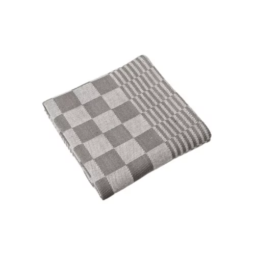 Essuie de vaiselle carr. noir 65x65cm 6p