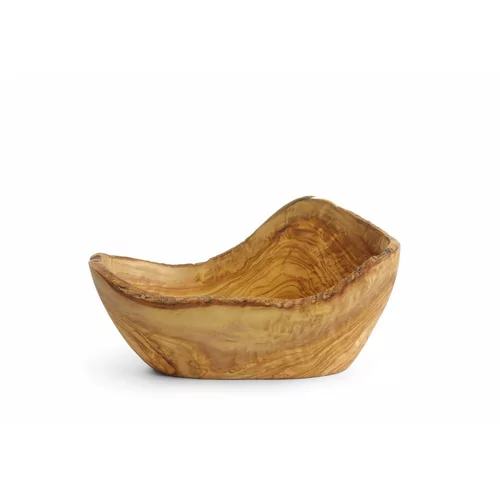 Decorative olive wood bowl
