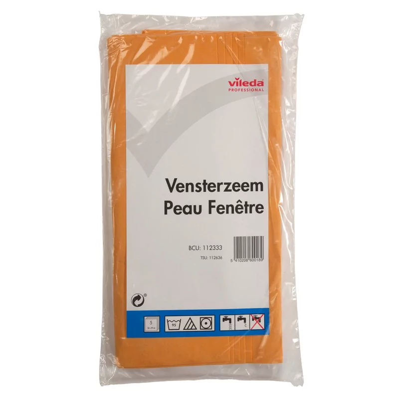 Vensterzeem vileda 36x49cm 5st