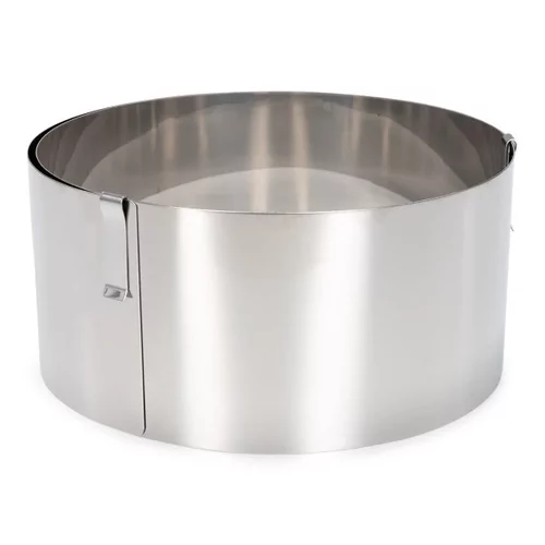 Cercle à tarte inox réglable rond Ø165/320xH70mm