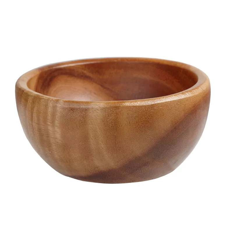 Salad bowl acacia 13 x 6 cm