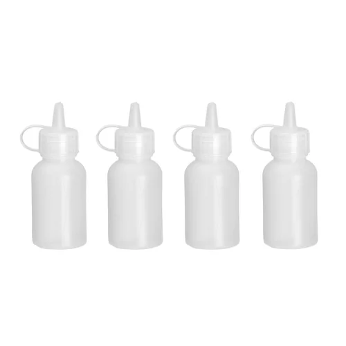 Mini saus dispenser - set van 4 stuks.