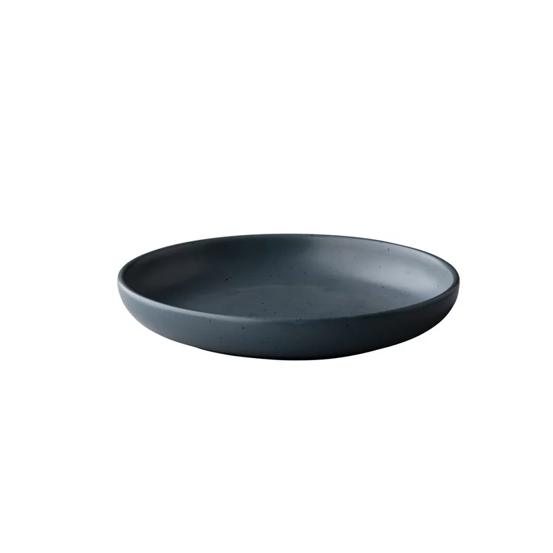 Tinto deep round plat matt dark grey 26,5 cm