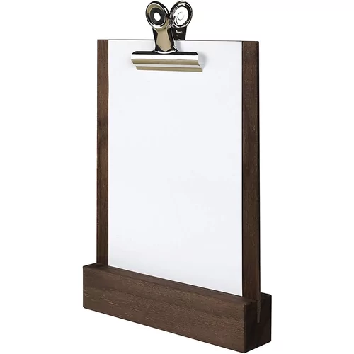 Menu de table avec pince 180x230mm