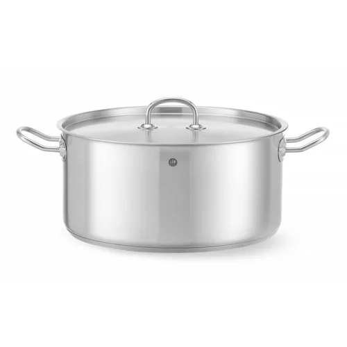Stew pot low - with lid
