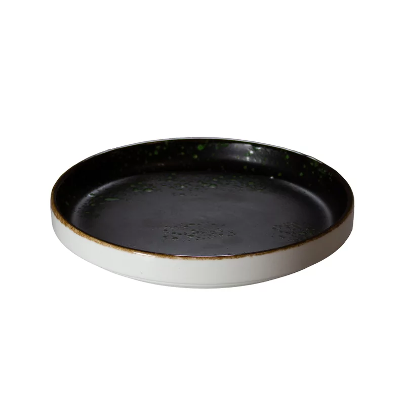 Amazon'Jungle Green'plate raised edge stackab.20,5