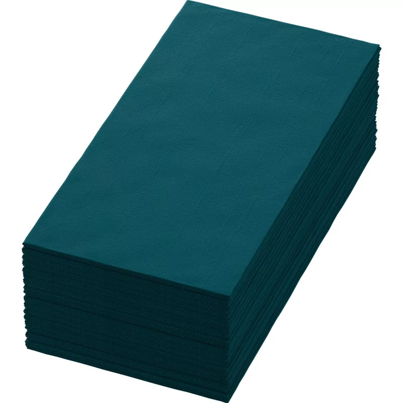 Servetten dunis.ocean teal 40x40 1/8 720