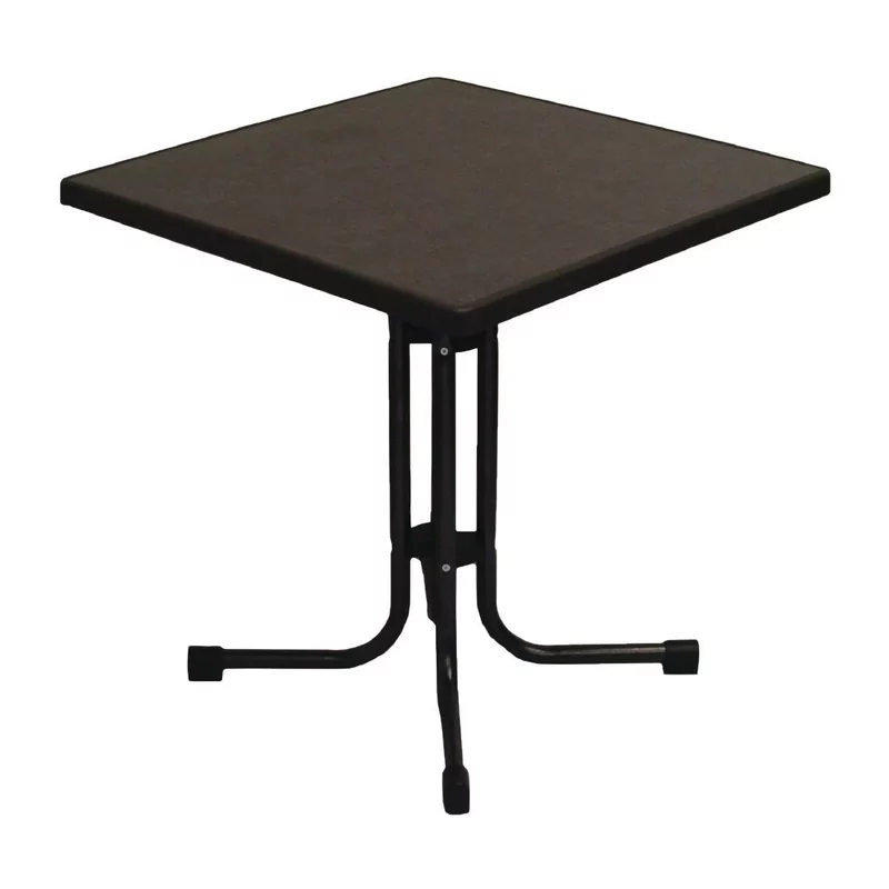 Table de patio dÃ©montable Limburg Pizarra 70 x 70 cm