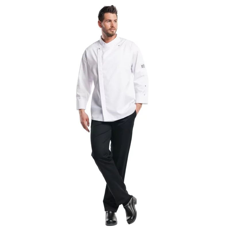 Pantalon de cuisine mixte Chaud Devant Nero noir 42/44