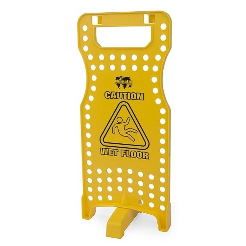 Panneau « sol mouillé » jaune