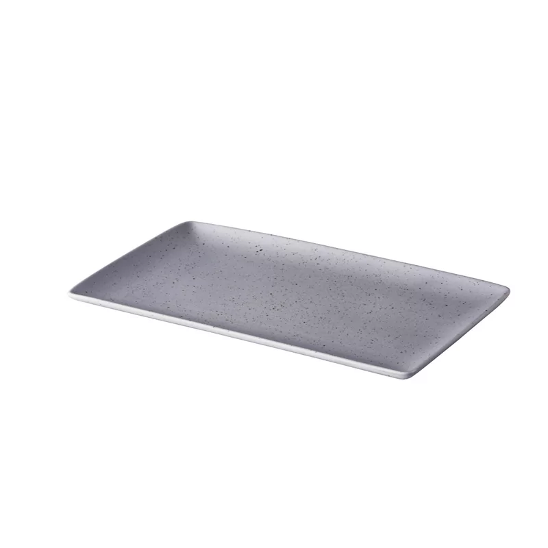 Tinto plate matt grey 19 x 33,5 cm