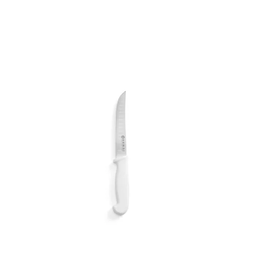 Universal knife with a Granton edge