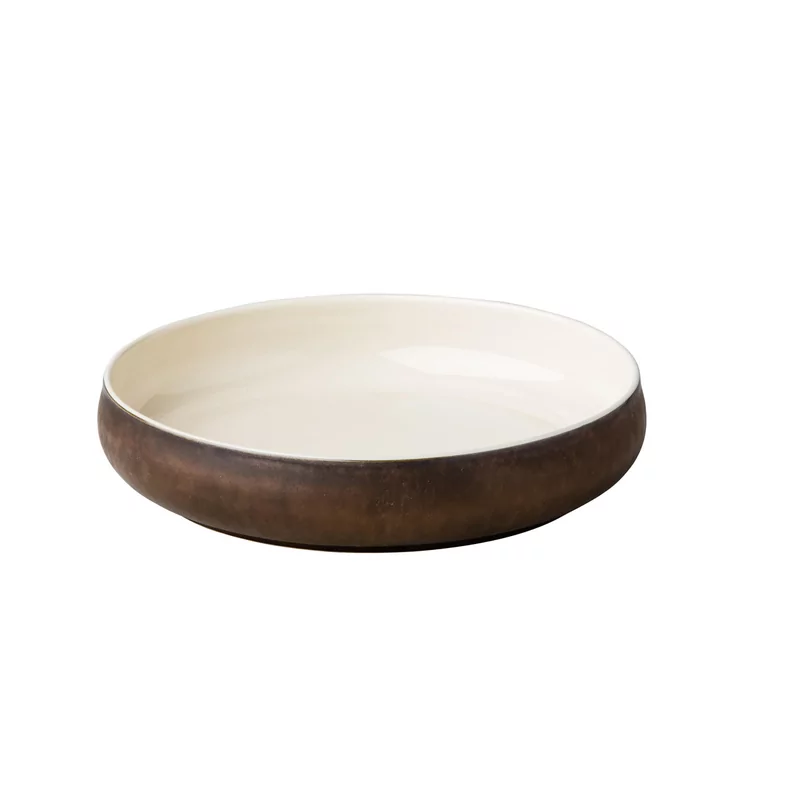 Deep plate mettalic gold 24 x 5 cm