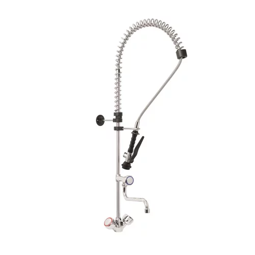 Tap with pull out rinser