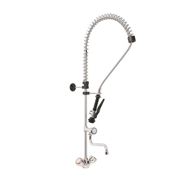 Tap with pull out rinser