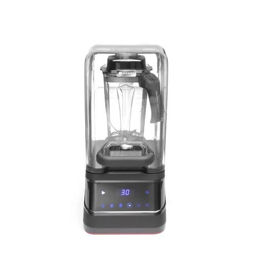 Digital bar blender with sound enclosure and BPA-free jug
