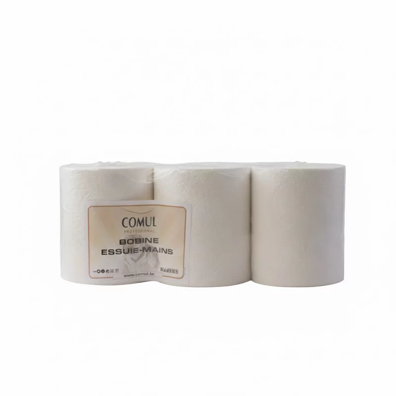 Poetsrol wit 1ply 300m 6x1r