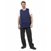 Whites overgooierschort met zak navy blue