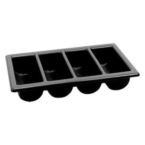 Bestekbak zwart gastronorm L530xB325xH100mm