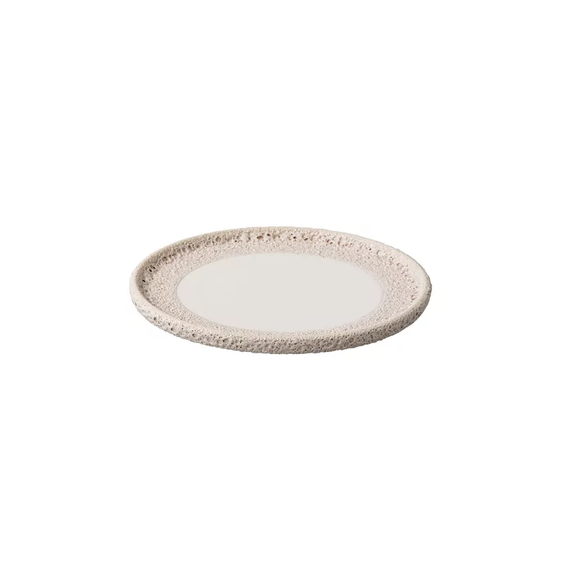 Side plate Vulcanic white 16,5 cm