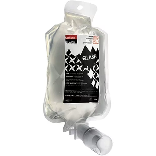 Qlash satino black foamsoap 6x750ml eco